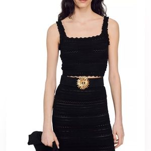 Sandro
Amara Scalloped Edge Sleeveless Top